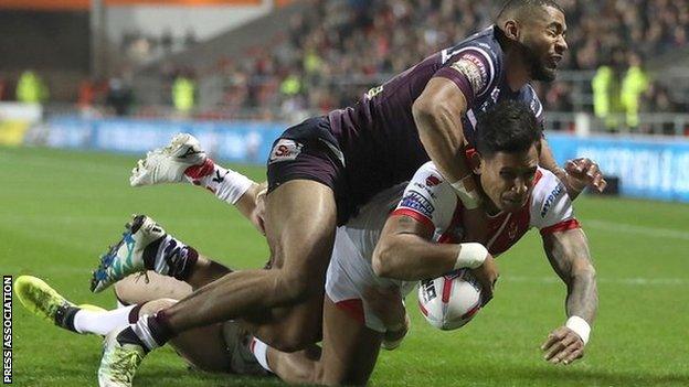 Ben Barba's six Super League tries this season have all been on home soil