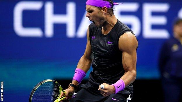 US Open 2019 Rafael Nadal beats Marin Cilic to make quarter finals BBC Sport