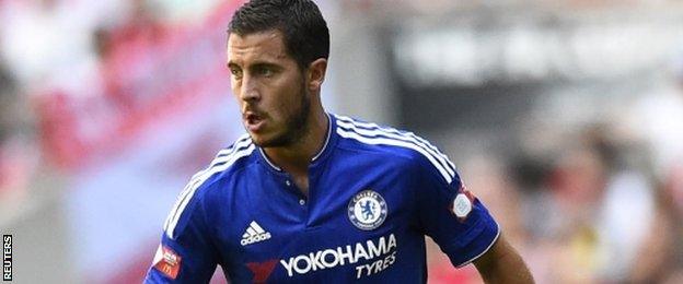 Chelsea forward Eden Hazard