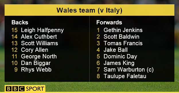 Wales team