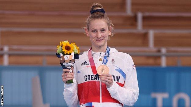 GB trampoline medallist Bryony Page