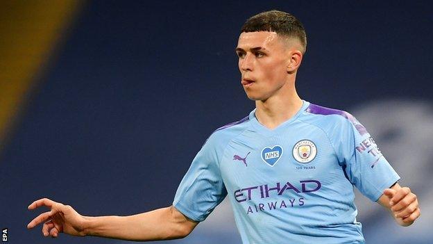 Man City forward Phil Foden