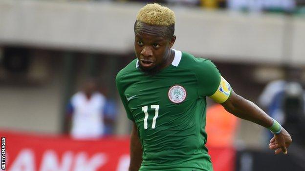 Nigeria's Ogenyi Onazi