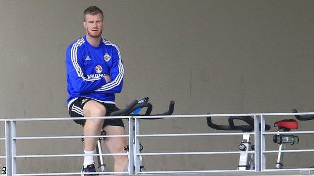 Northern Ireland midfielder Chris Brunt