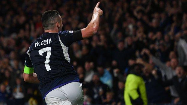 Stand-in Scotland captain John McGinn sent Hampden into raptures with a second-half opener