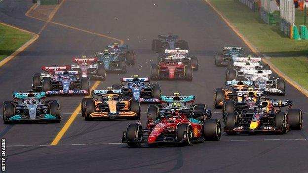 Australian GP 2022 start