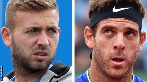 Queen's Club: Dan Evans and Juan Martin del Potro pull out