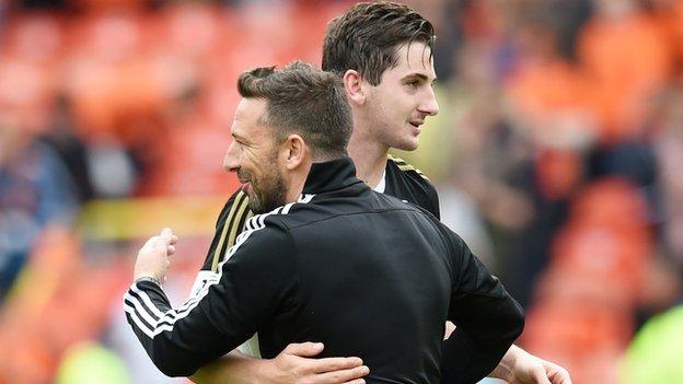 Derek McInnes and Kenny McLean