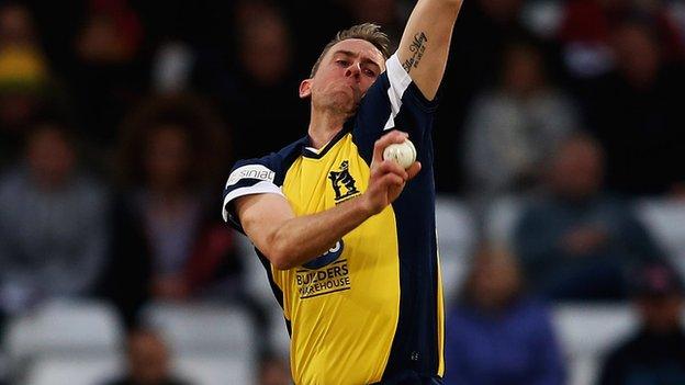 Warwickshire all-rounder Rikki Clarke