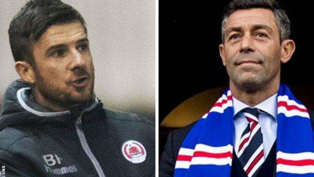 Barry Ferguson and Pedro Caixinha