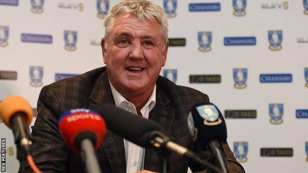 Sheffield Wednesday manager Steve Bruce