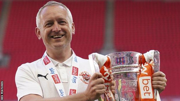 Neil Critchley's Blackpool were 18th in the table after nine games of the 2020-21 League One season, but he steered them to promotion through the play-offs at the end of an impressive campaign