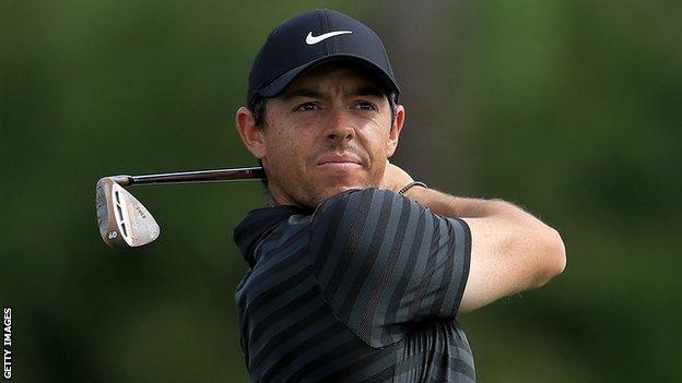 Rory McIlroy struggled in the windy conditions at the Honda Classic