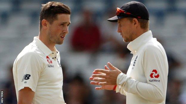 Chris Woakes and Joe Root