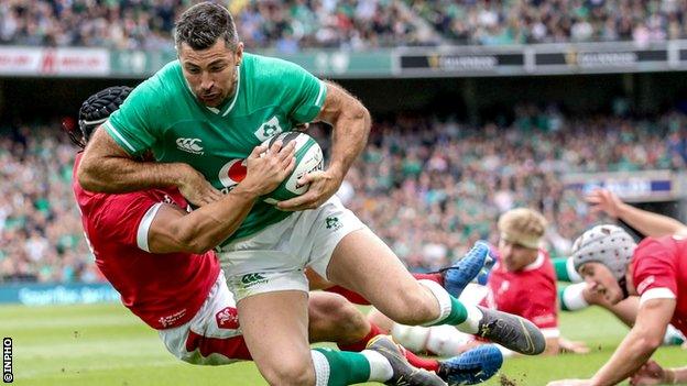 Rob Kearney scored 16 tries in 95 Ireland appearances