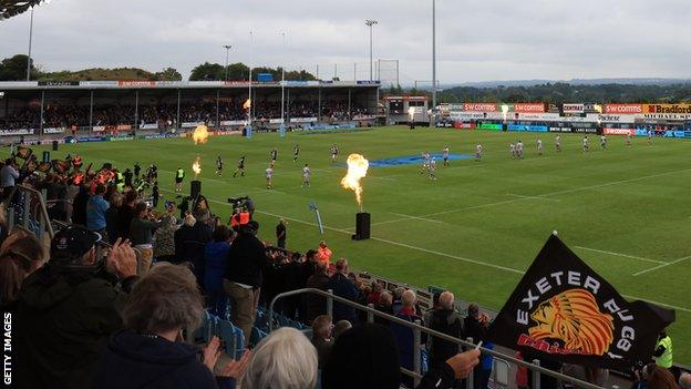 Crowd at Sandy Park