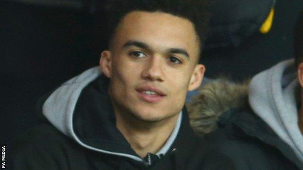 Antonee Robinson sat with the Wigan fans when the Latics beat Leeds at Elland Road on 1 February, the day after his move to AC Milan broke down