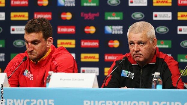 Sam Warburton and Warren Gatland