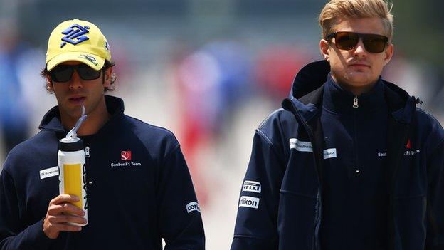 Felipe Nasr and Marcus Ericsson