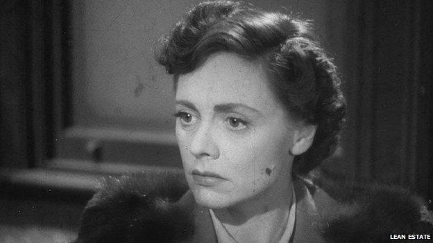 Celia Johnson filming Brief Encounter