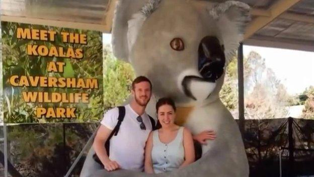 Ryan McBride and Mairead McKenna in Australia