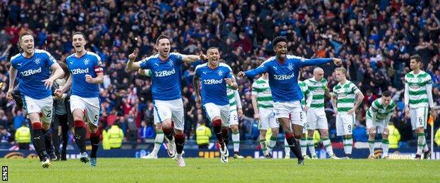 Rangers celebrate