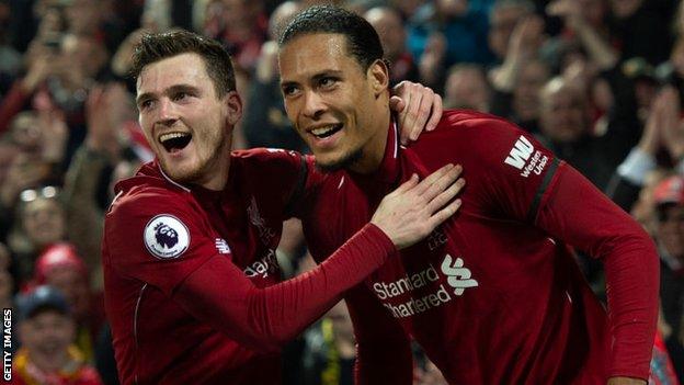 Andy Robertson and Virgil van Dijk