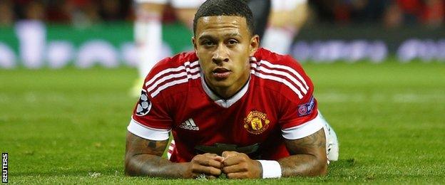 Man Utd forward Memphis Depay