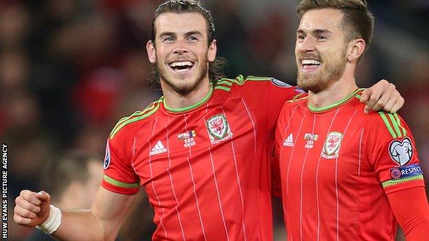 Gareth Bale and Aaron Ramsey