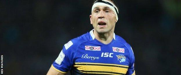 Leeds Rhinos' Kevin Sinfield