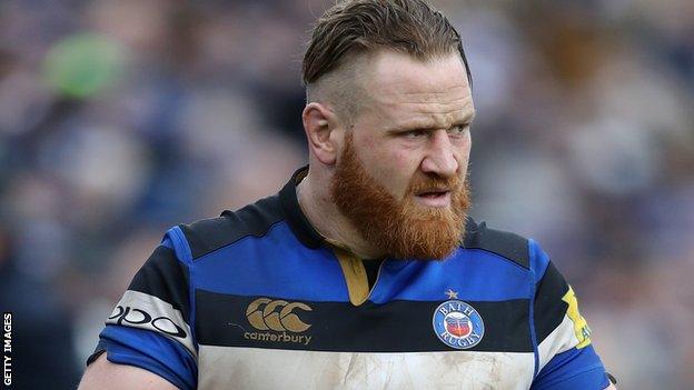 Ross Batty was making only his second appearance of the season for Bath after a long injury absence