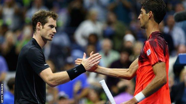 Andy Murray and Tomasz Bellucci