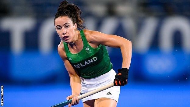 Anna O'Flanagan in action for Ireland at last year's Olympics