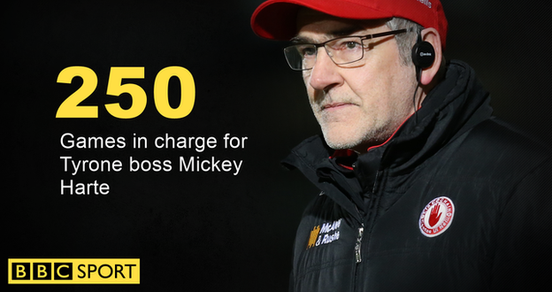 Mickey Harte has won 33 trophies during his 17 years in charge of the Red Hands