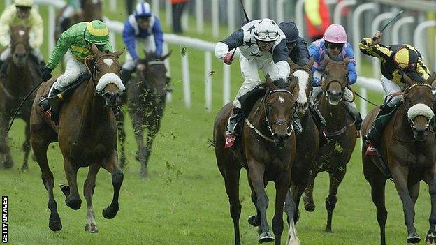 Casual Look wins the 2003 Epsom Classic