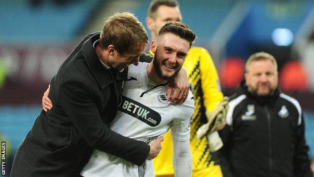 Matt Grimes and Graham Potter