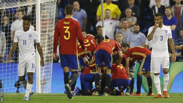 Spain celebrate