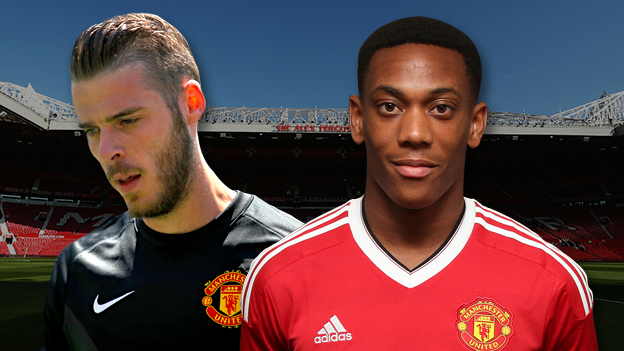 David De Gea and Anthony Martial