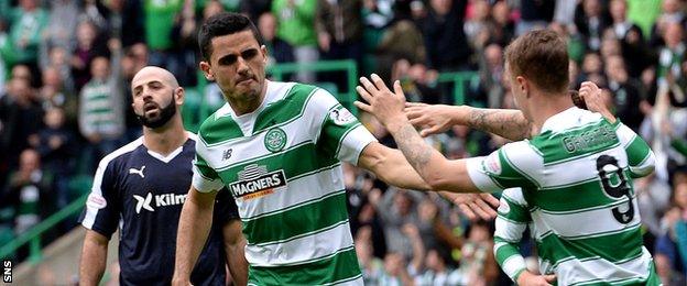 Australian midfielder Tom Rogic opened the scoring against Dundee