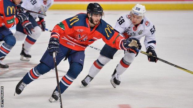 Great Britain's Liam Kirk in action against Torpedo Nizhny Novgorod