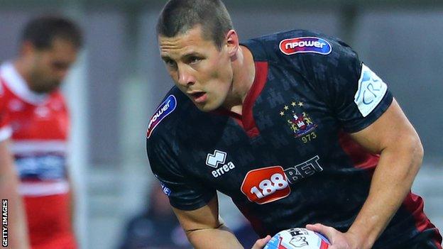 Wigan forward Joel Tomkins