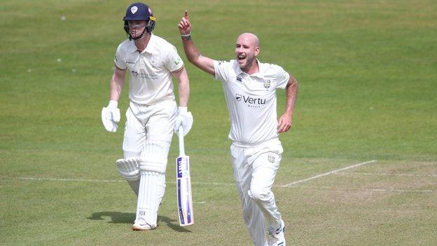 Chris Rushworth has joined Warwickshire after leaving Durham