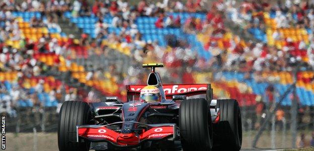 Lewis Hamilton at the 2007 Turkish Grand Prix