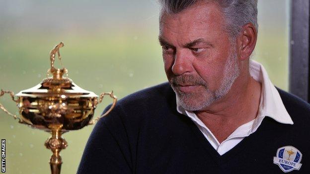 European Ryder cup Captain Darren Clarke