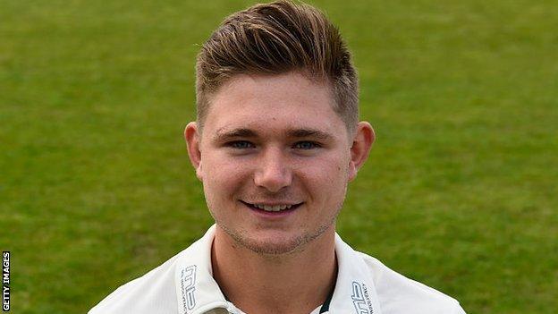 Worcestershire all-rounder George Rhodes