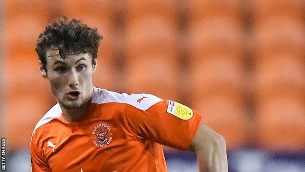 Matty Virtue has not played for Blackpool since March after suffering a serious knee injury