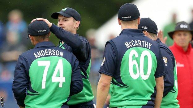 John Anderson and Barry McCarthy are two of skipper William Porterfield's bowling options