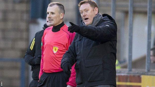 Livingston manager David Hopkin