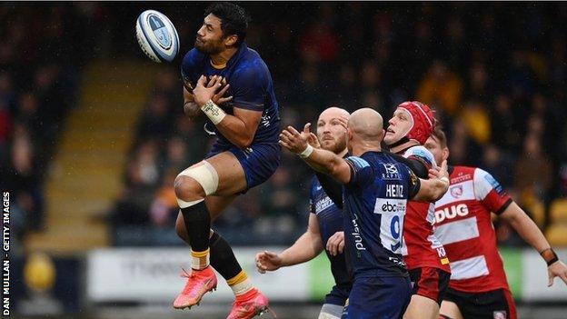 The only first-half scoring in the Worcester-Gloucester derby at Sixways was from penalties