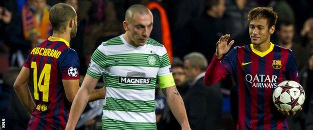 Neymar clutches the match ball